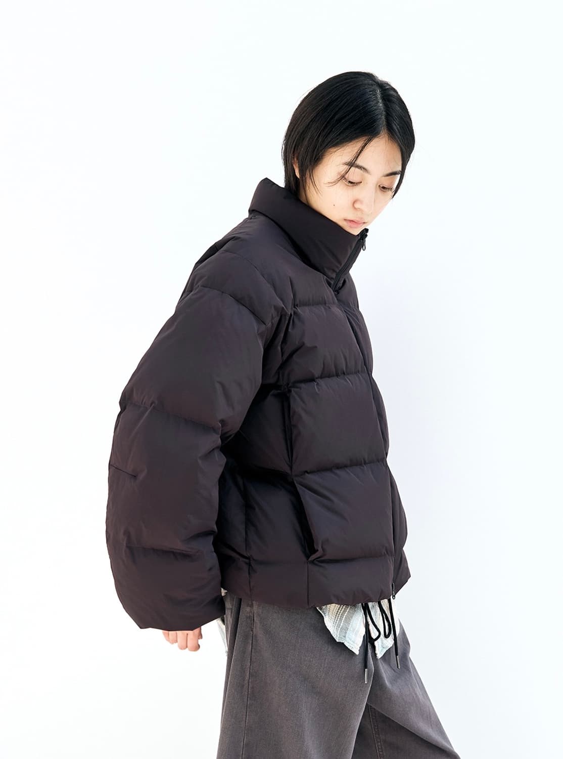 해칭룸 4p 패딩 다크 버건디 상품이미지2