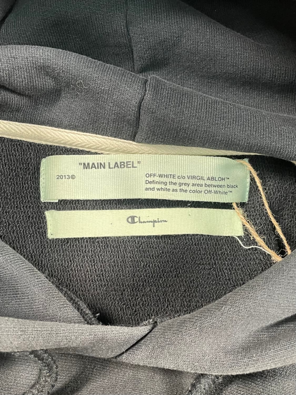 오프화이트 X 챔피온 스웻후드 상품이미지7