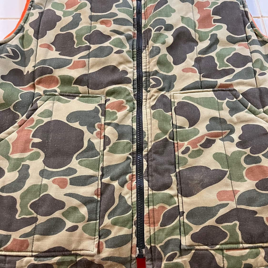 카모 패딩 베스트 상품이미지7