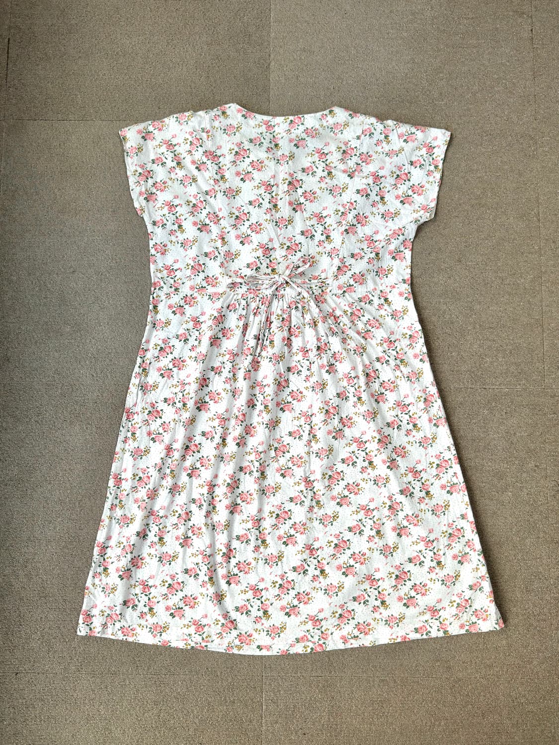 빈티지 플라워 코튼 원피스 모리걸 하구미 상품이미지6