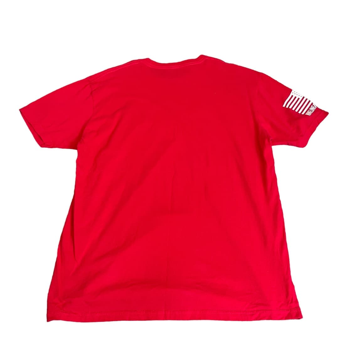 나인라인 탄피 프린팅 레드 반팔티셔츠 (XL) 상품이미지2