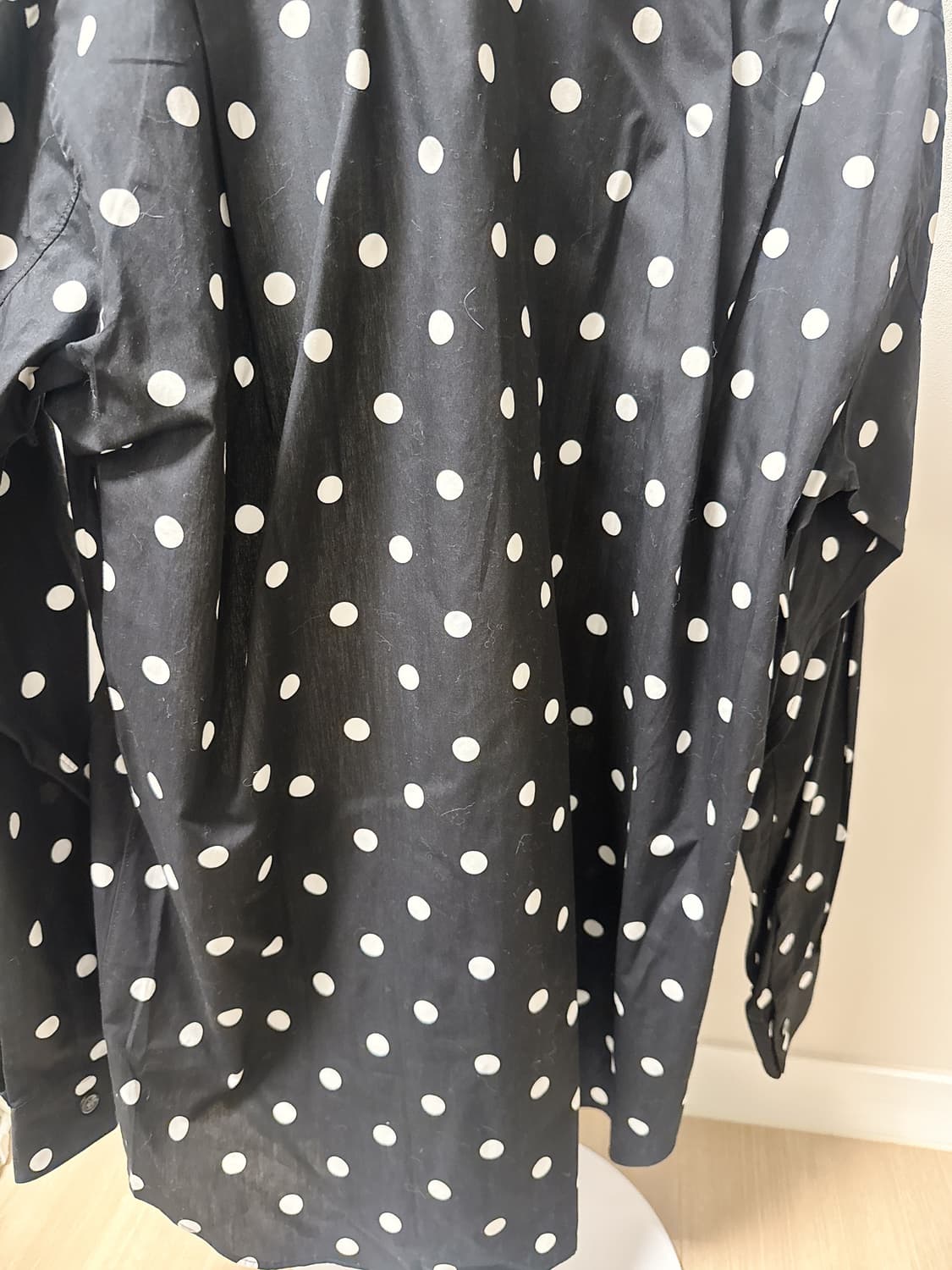 새상품 꼼데가르송 폴카 도트 셔츠 L 상품이미지2