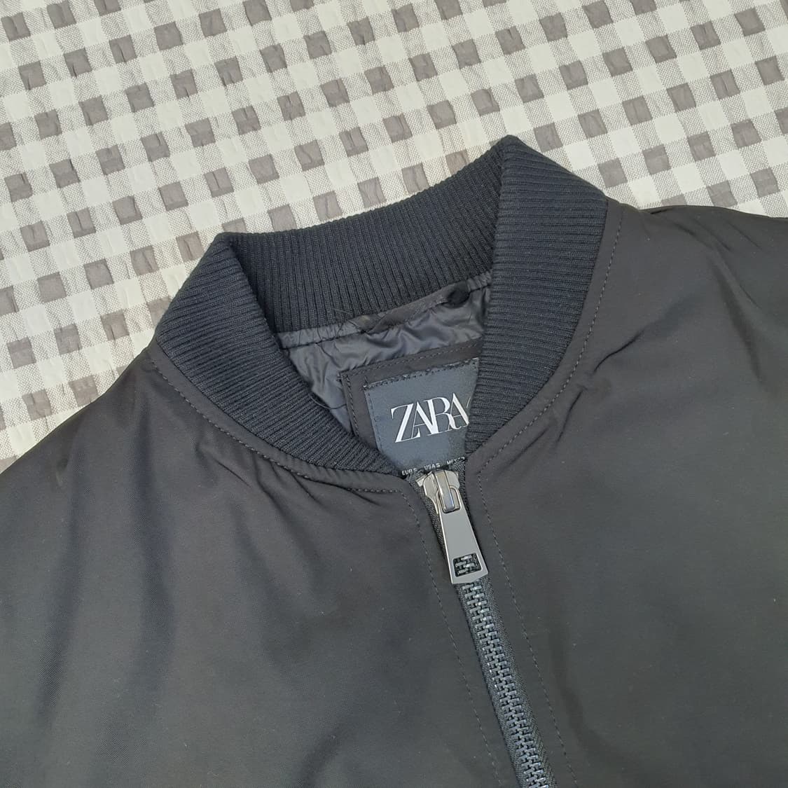 자라 셔링 봄버 집업자켓 남자95 상품이미지2