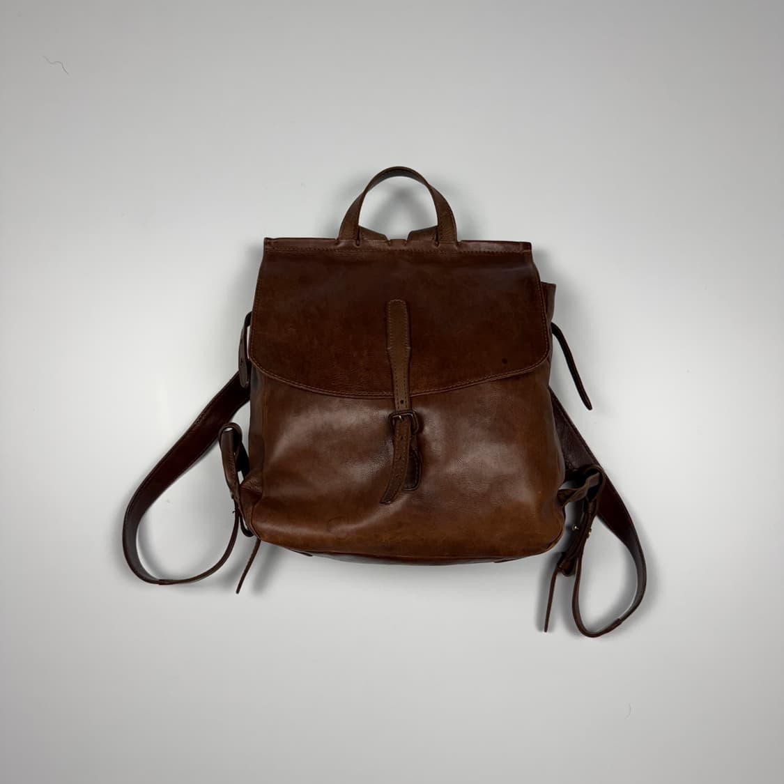 겐텐(Genten) 미니 가죽 럭색 백팩 상품이미지1