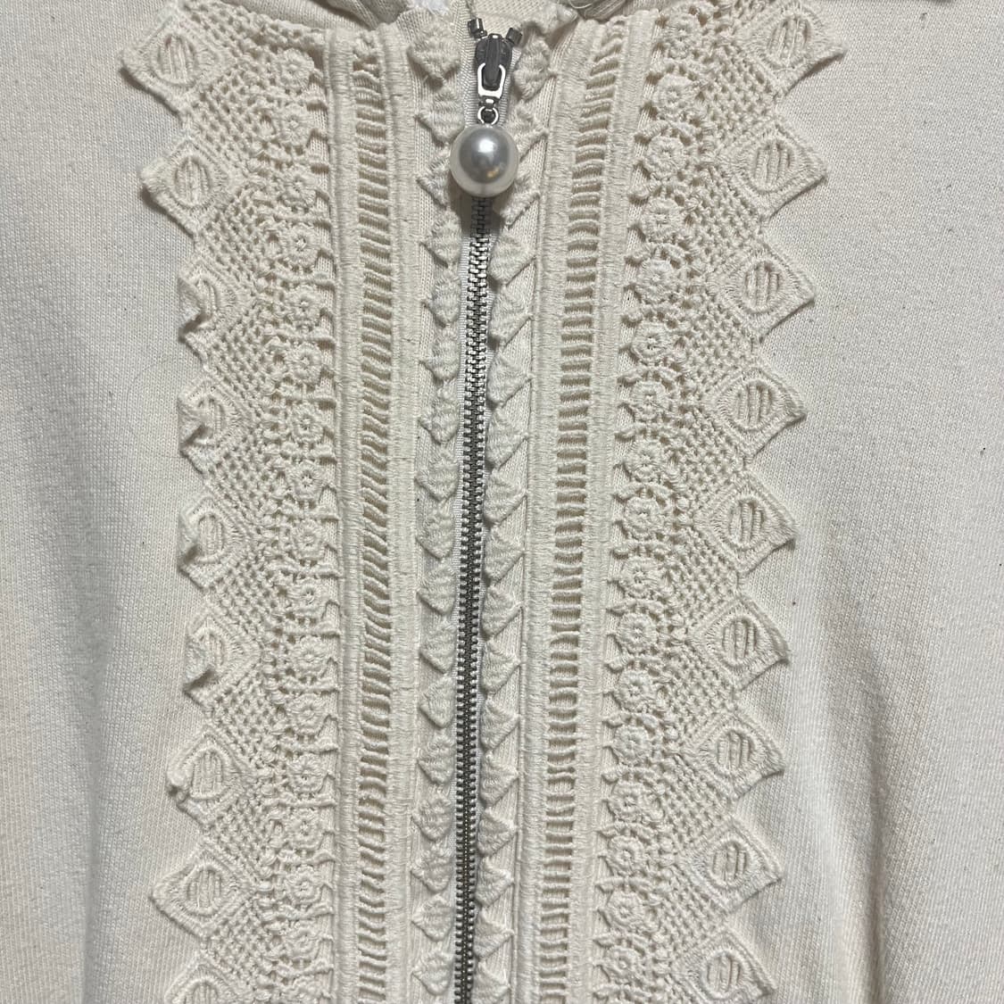 유어러버블 레이스 후드집업 상품이미지3