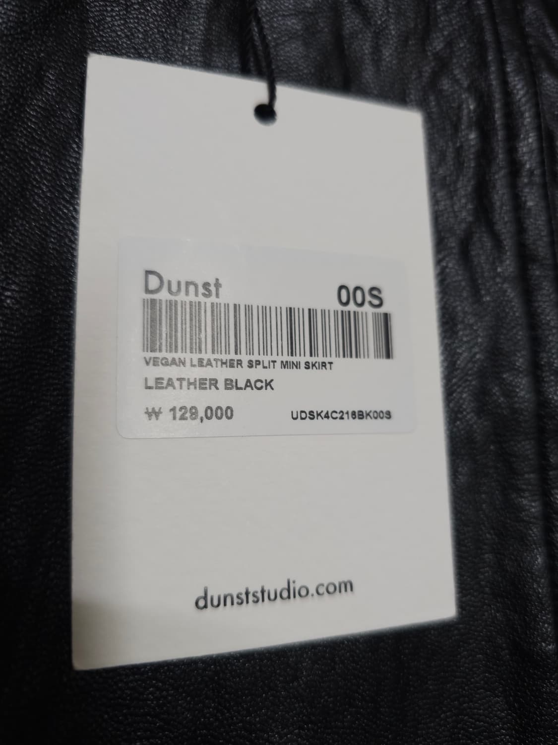 새상품)Dunst 던스트 비건레더 미니스커트 상품이미지8