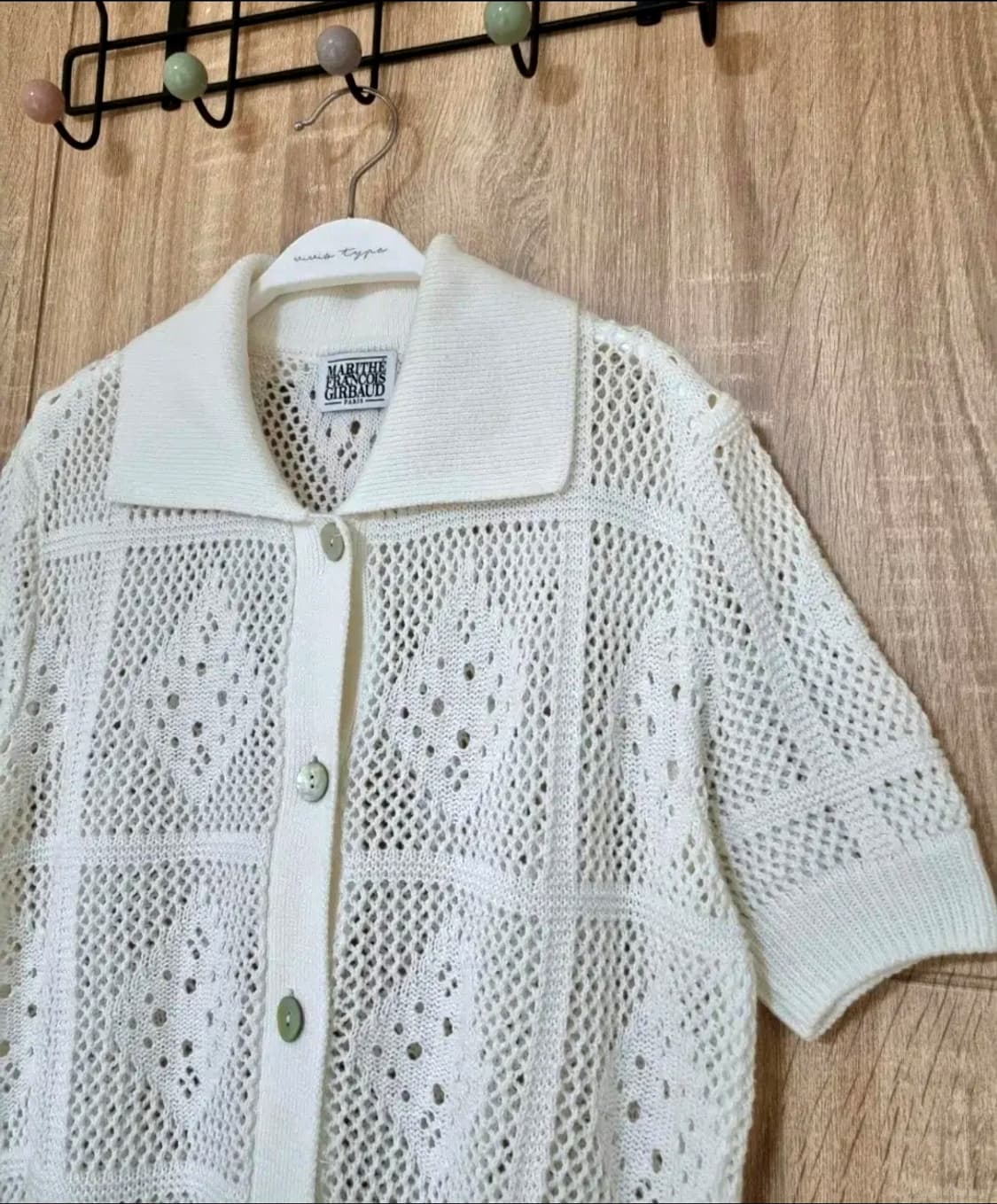 마리떼프랑소와저버 반팔 니트 가디건 상품이미지2