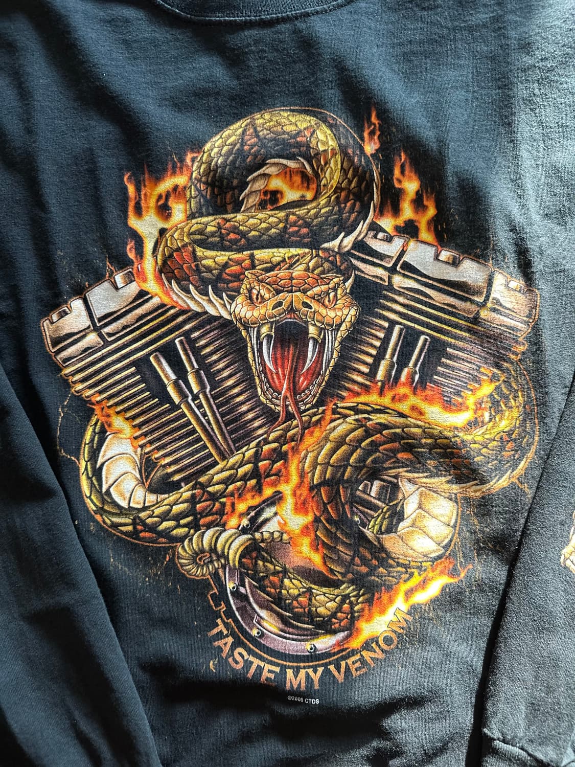 TASTE MY VENOM Bike tee -XL 상품이미지2