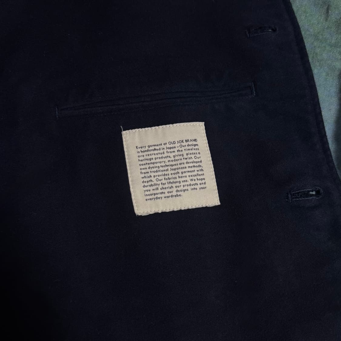 [38]올드조 OLD JOE 23AW 몰스킨 네이비 백팩 로버 자켓 상품이미지10