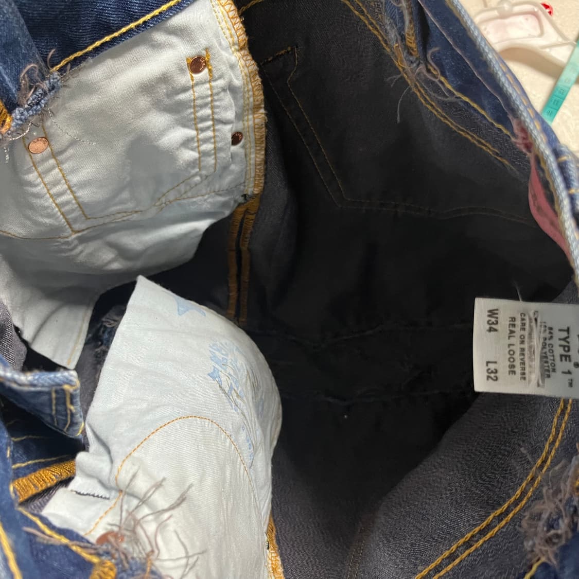 리바이스 리메이크 리폼 데님 가방 상품이미지3