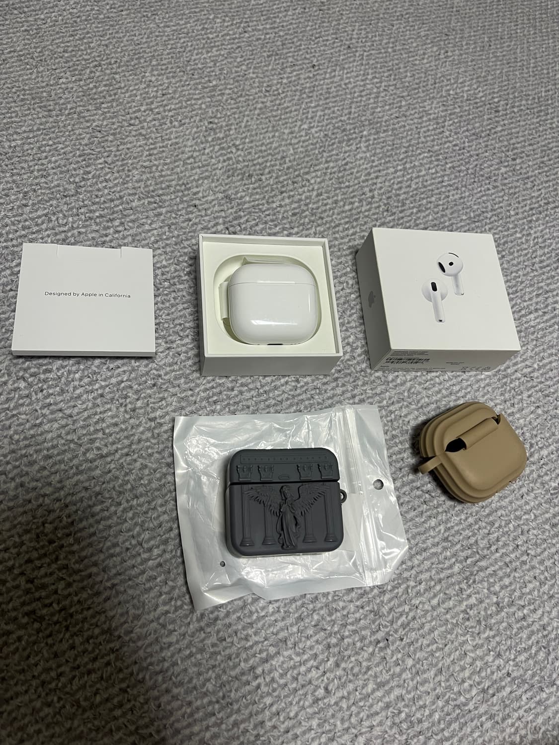 애플 에어팟 4 노이즈캔슬링 박스+케이스 보증기간 O 상품이미지1