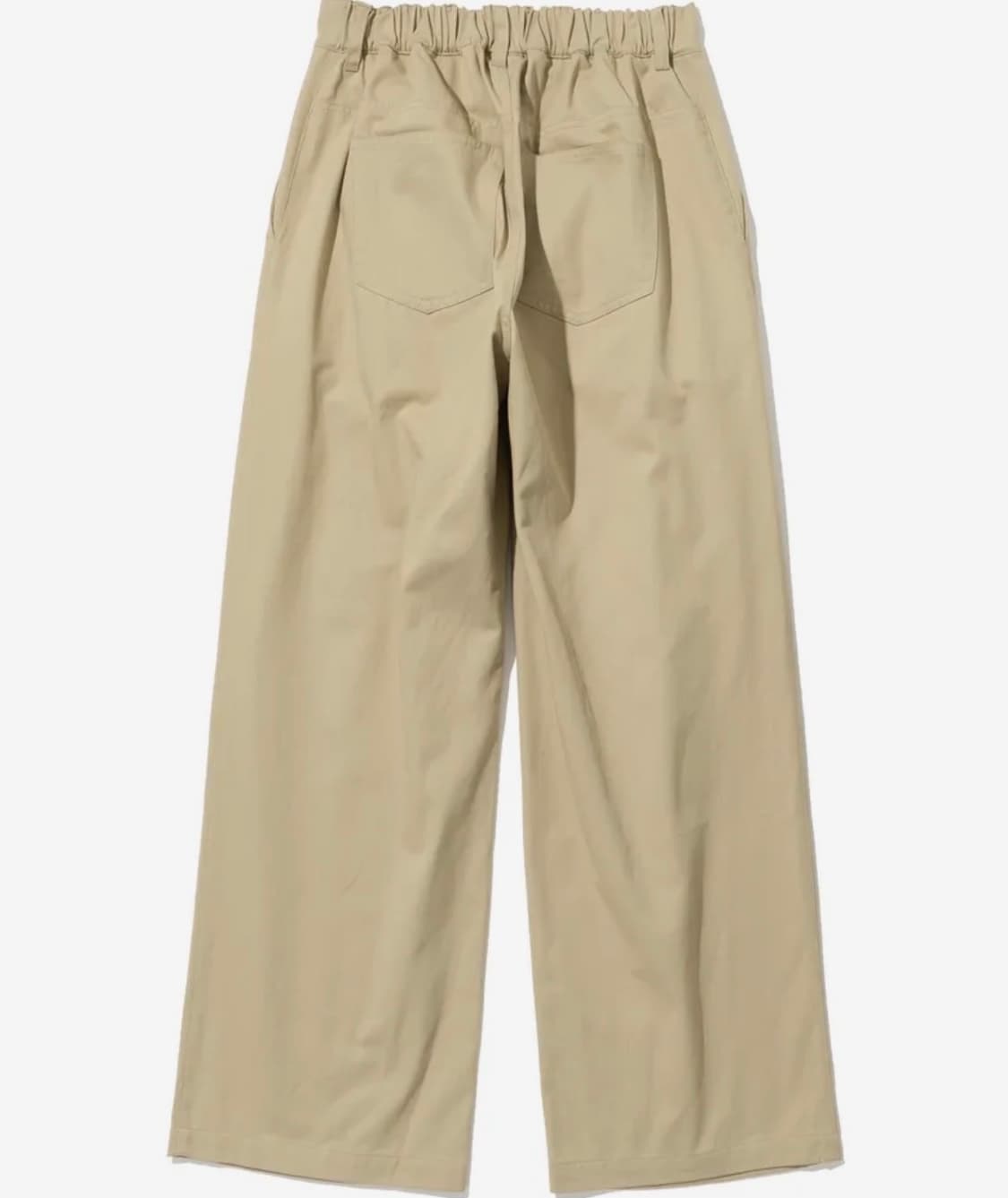 낫포너드 투턱 와이드 코튼팬츠(베이지/M) 치노팬츠/커브드팬츠/인템포무드 상품이미지5