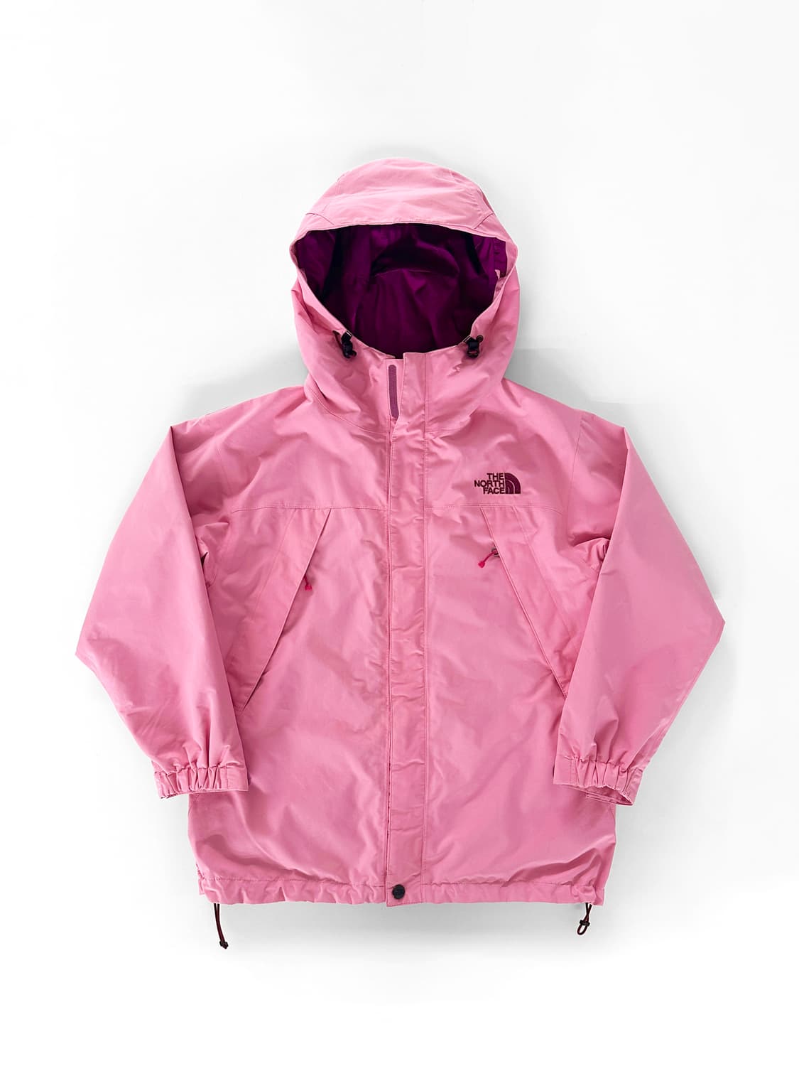 빈티지 노스페이스 해외판 딸기 우유 컬러 바람막이 상품이미지2