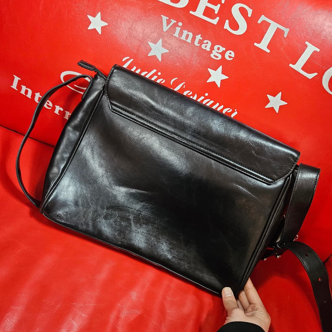 르마인(Lemine) 가죽 미니포켓 크로스백 상품이미지7