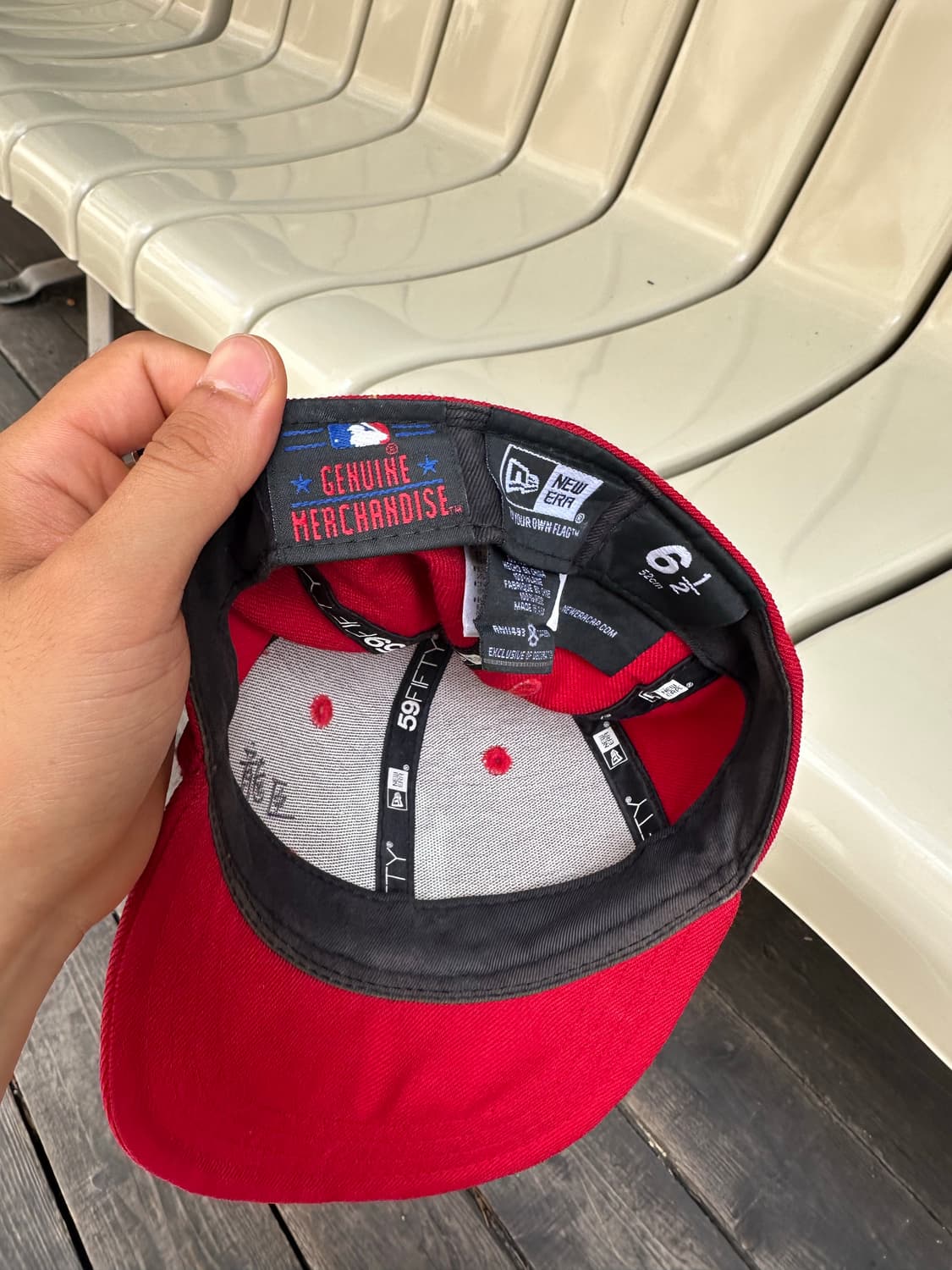 New era New York Yankees red cap 상품이미지6