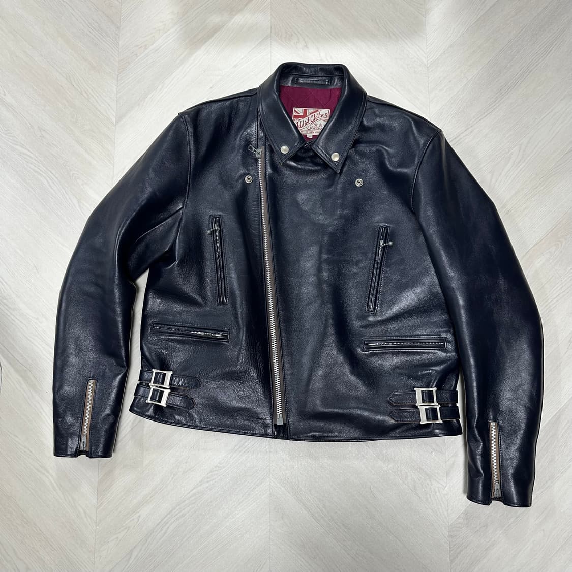 어딕트 클로즈 ad02 46  다크블루 호스하이드 상품이미지1