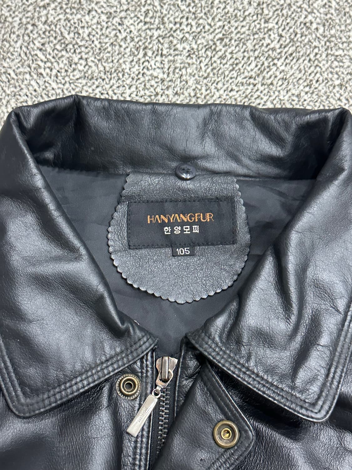 한양모피 가죽 블루종 105 상품이미지2