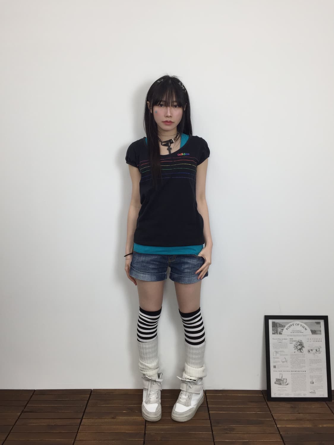 Adidas Kitsch Short Sleeve T-Shirts 상품이미지1