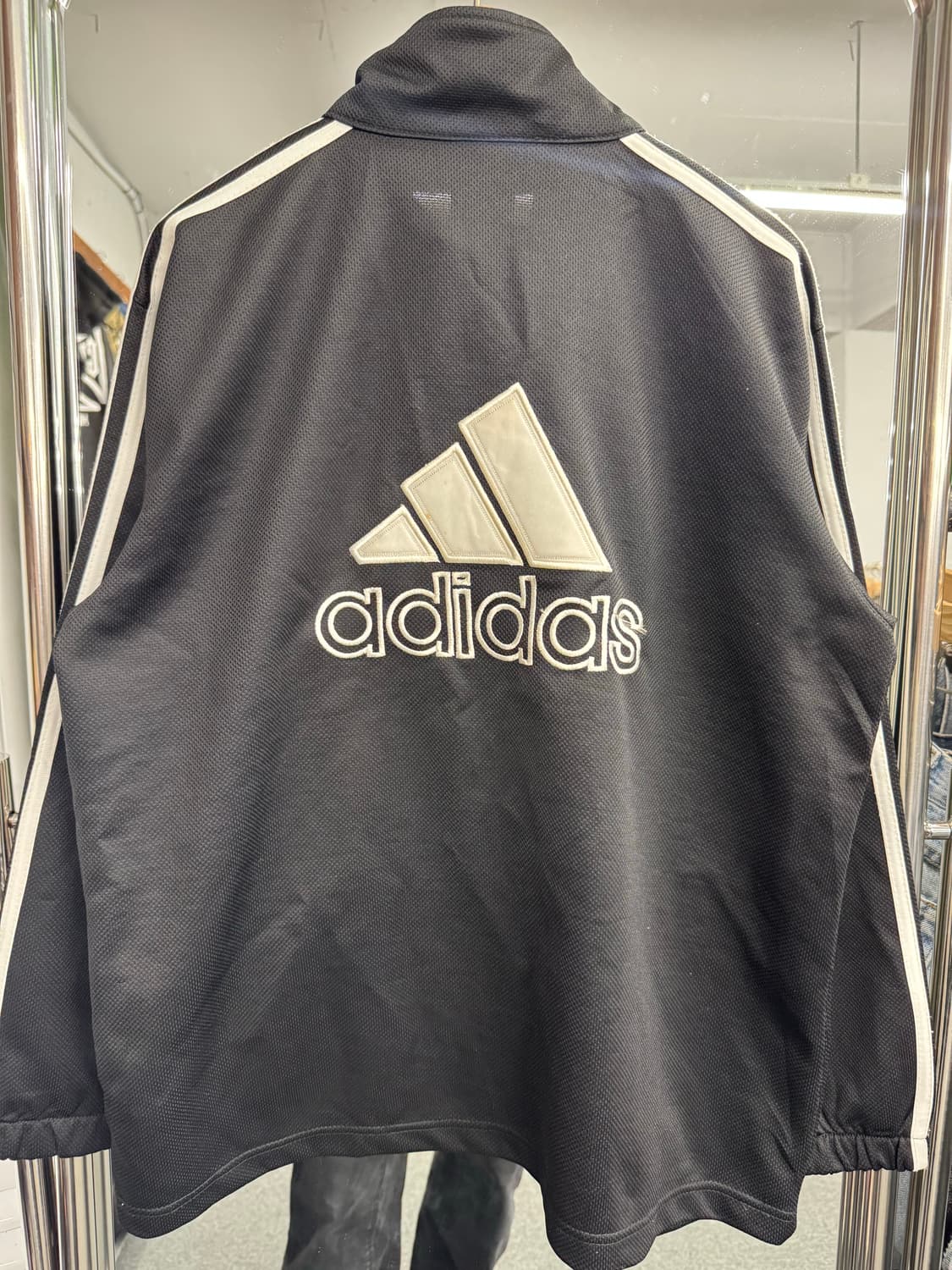 아디다스 빈티지 등판자수 로고 져지 상품이미지4