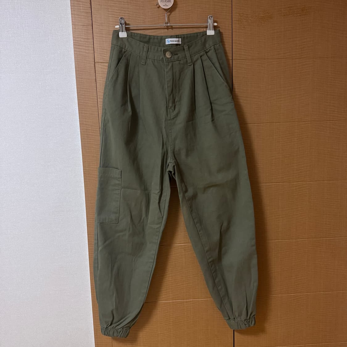 s 카키 카고 조거 팬츠 상품이미지1