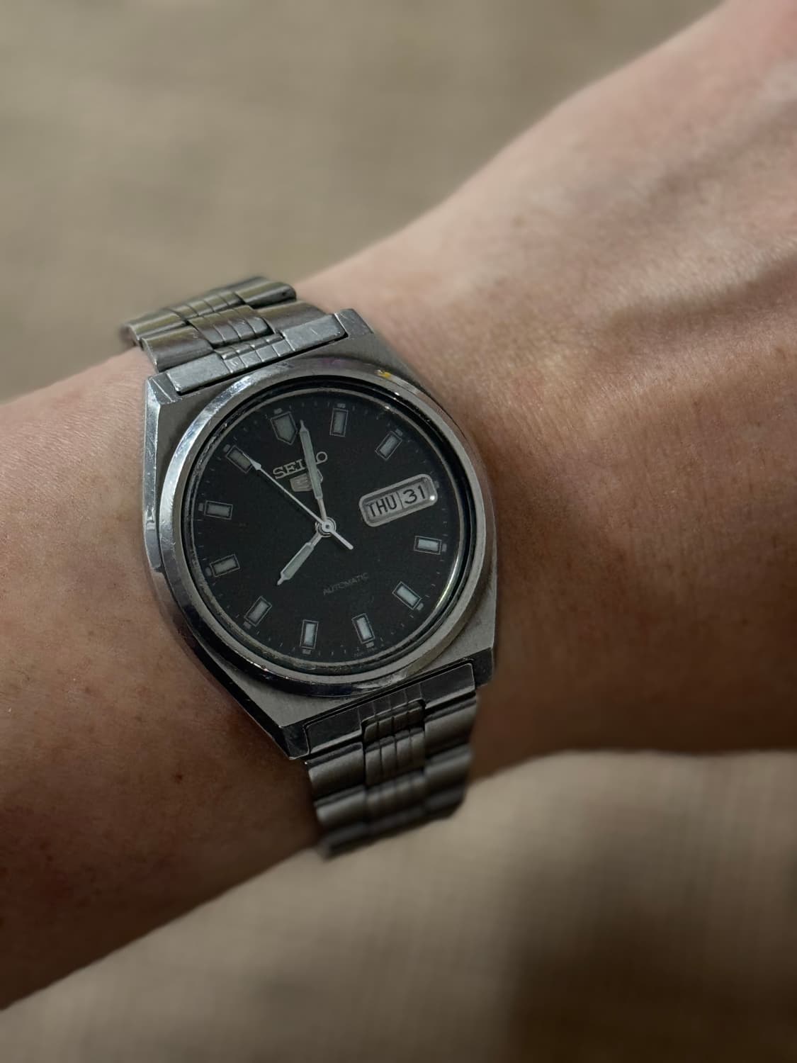 1990s 빈티지 세이코 5 오토매틱 상품이미지4