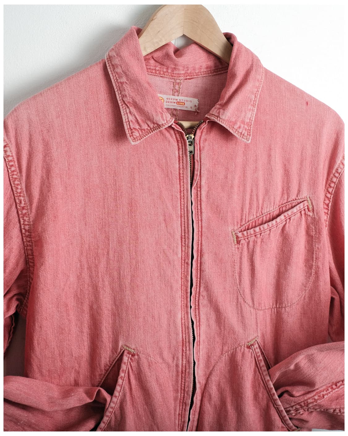 45rpm 레드 패브릭 블루종 추천 55-66 사이즈 상품이미지2