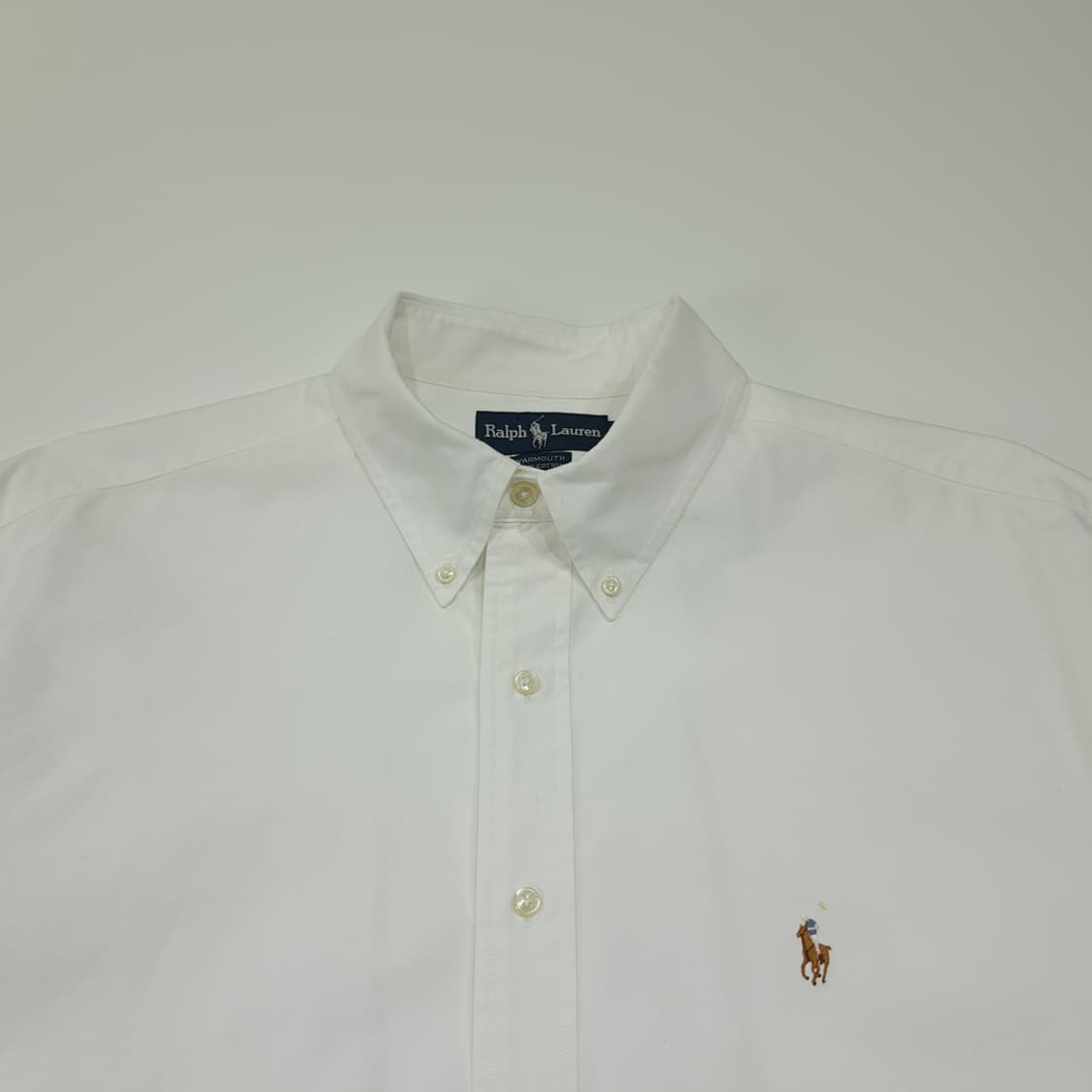 CL780 2XL 폴로 90s 코튼 핀포인트 화이트 셔츠 남방 상품이미지2