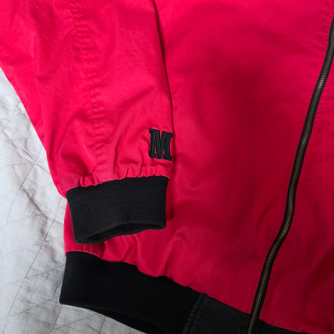 [XL] 90s 빈티지 말보로 리버시블 봄버 자켓 블랙/레드 쿨컨디션 상품이미지8