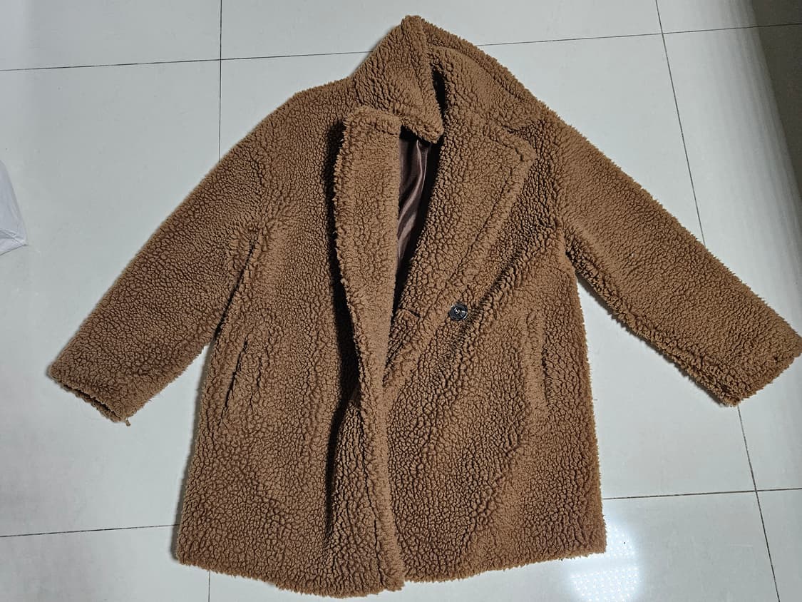 망고 테디 퍼 코트 상품이미지3