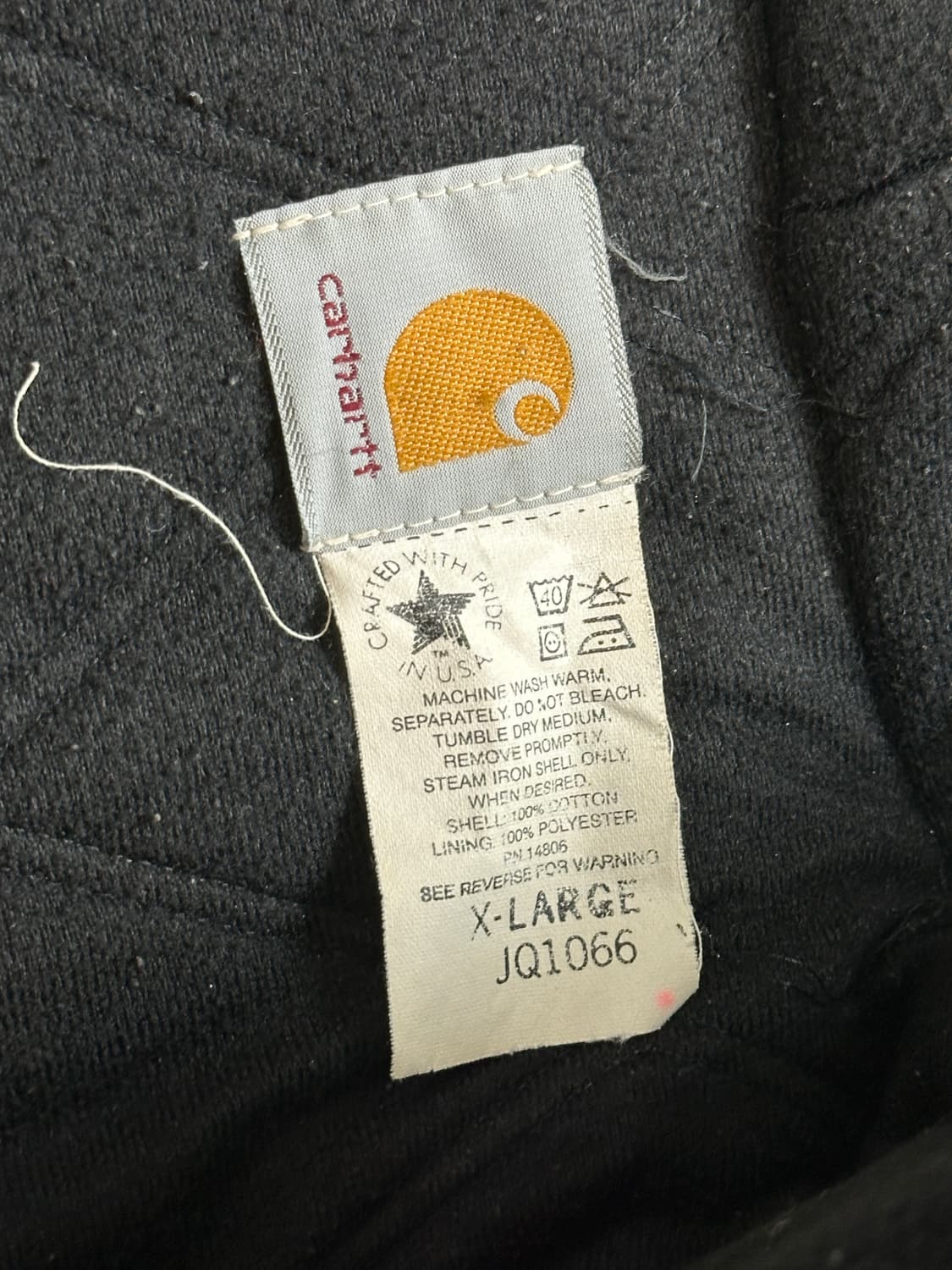 90's USA OG 칼하트 J1006 액티브 자켓 칼하트 MOS ARG 상품이미지9