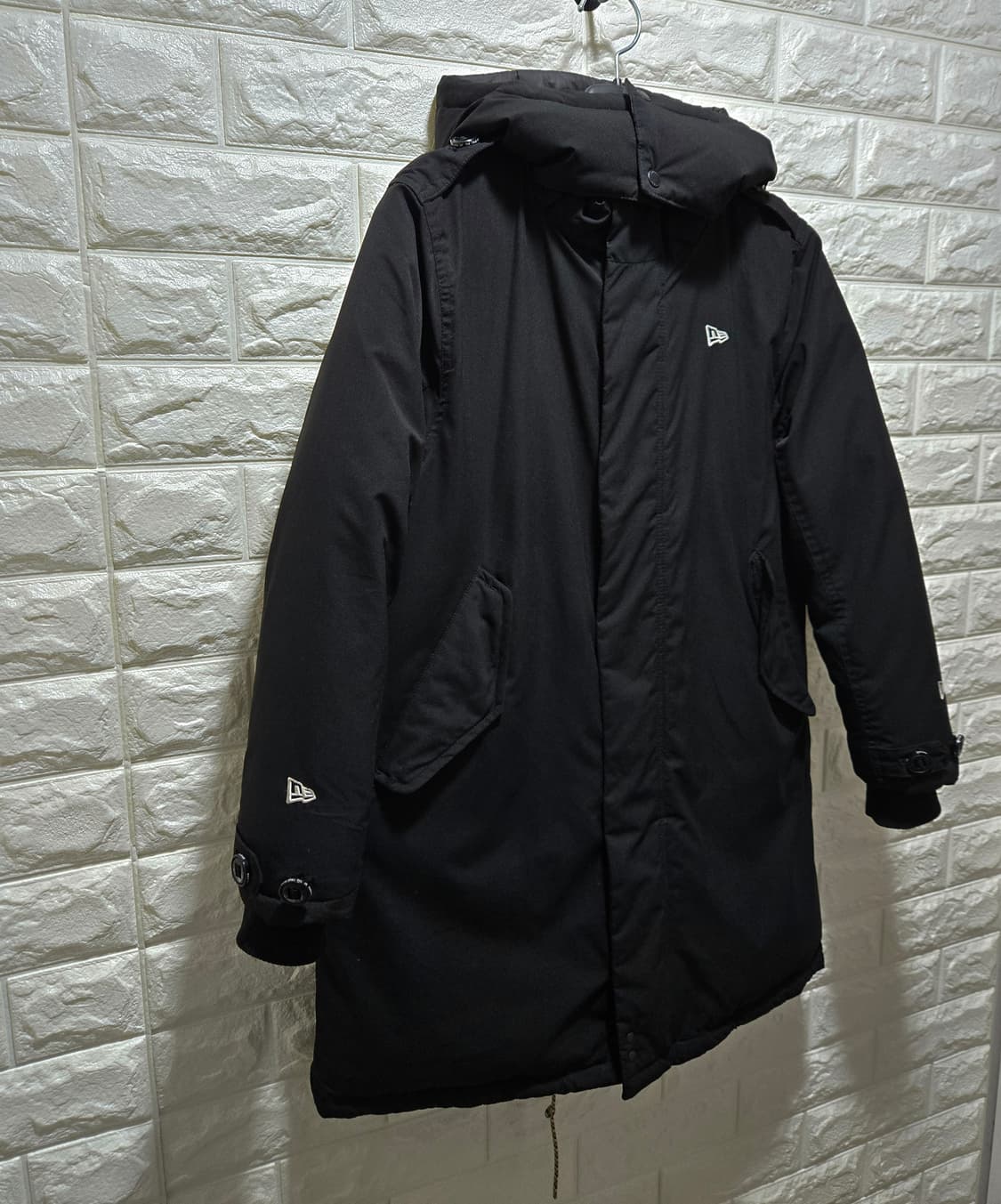 뉴에라 키즈 구스다운 롱패딩 점퍼 140 상품이미지3