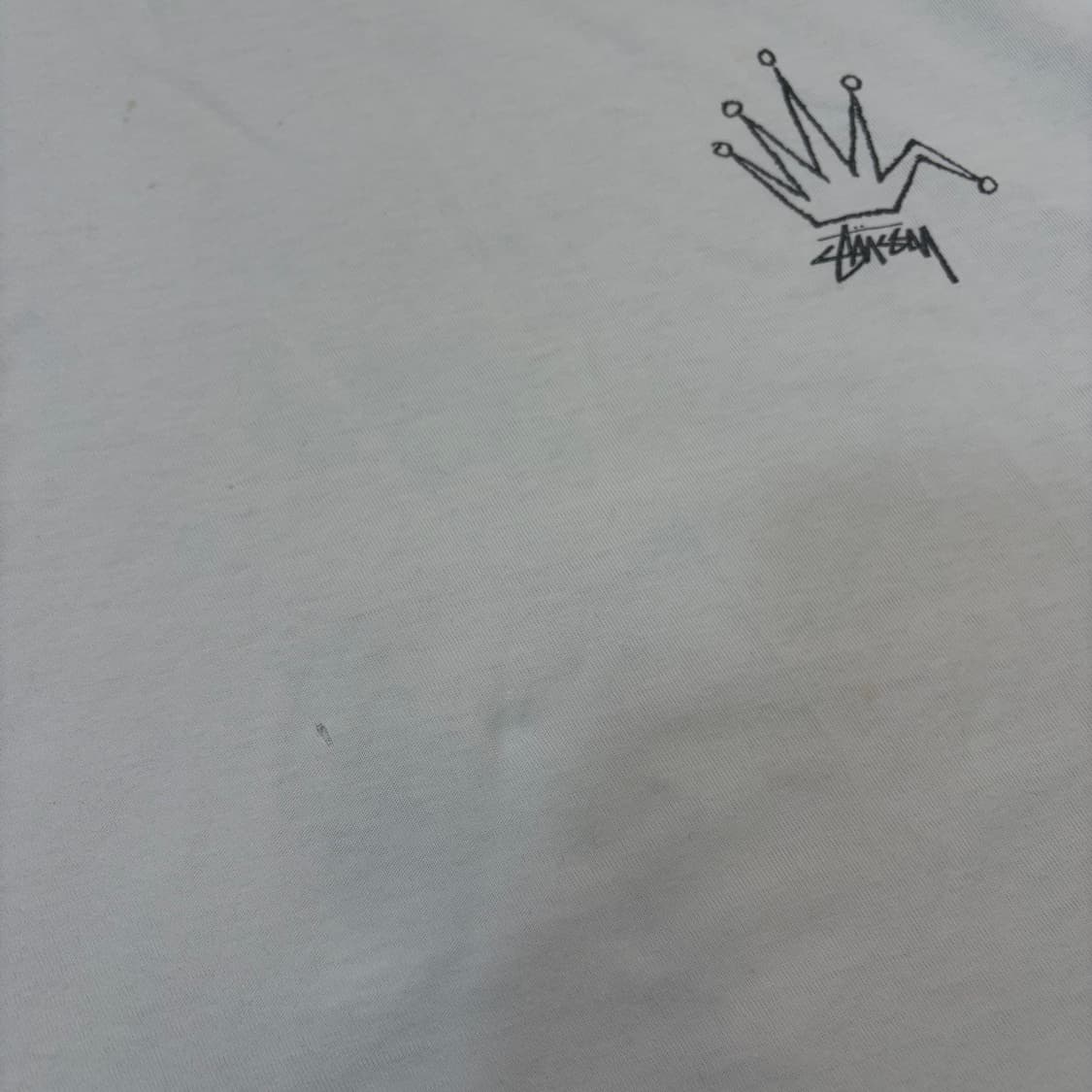 stussy 스투시 브로큰 크라운 반팔 티셔츠 XL 상품이미지5