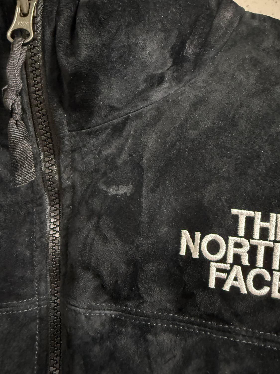 (L) 슈프림 노스페이스 스웨이드 눕시 블랙 상품이미지6