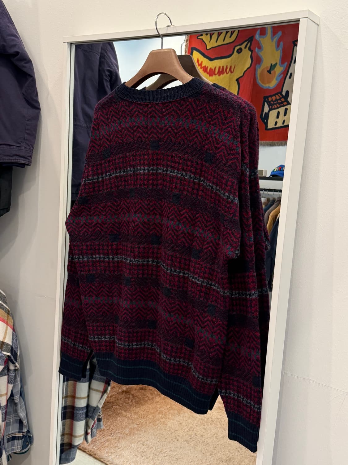 70-80s Pendleton 펜들턴 버진 울 노르딕 니트 (USA) 상품이미지5