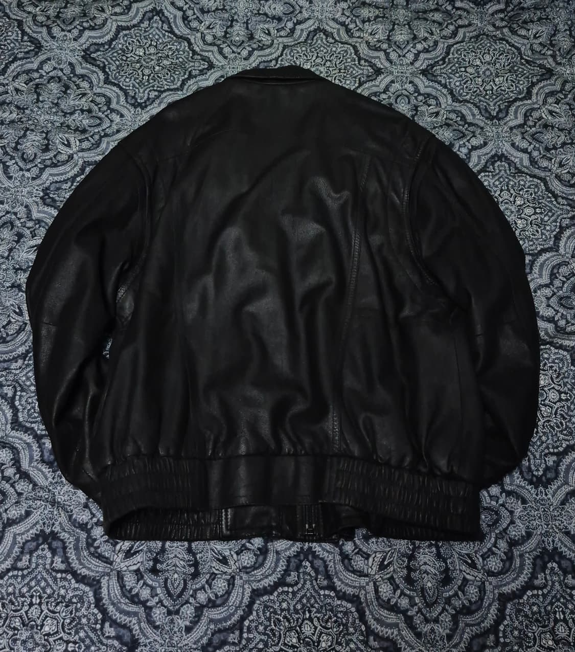 Remy 더블 카라 램스킨 블루종 38 size 상품이미지2