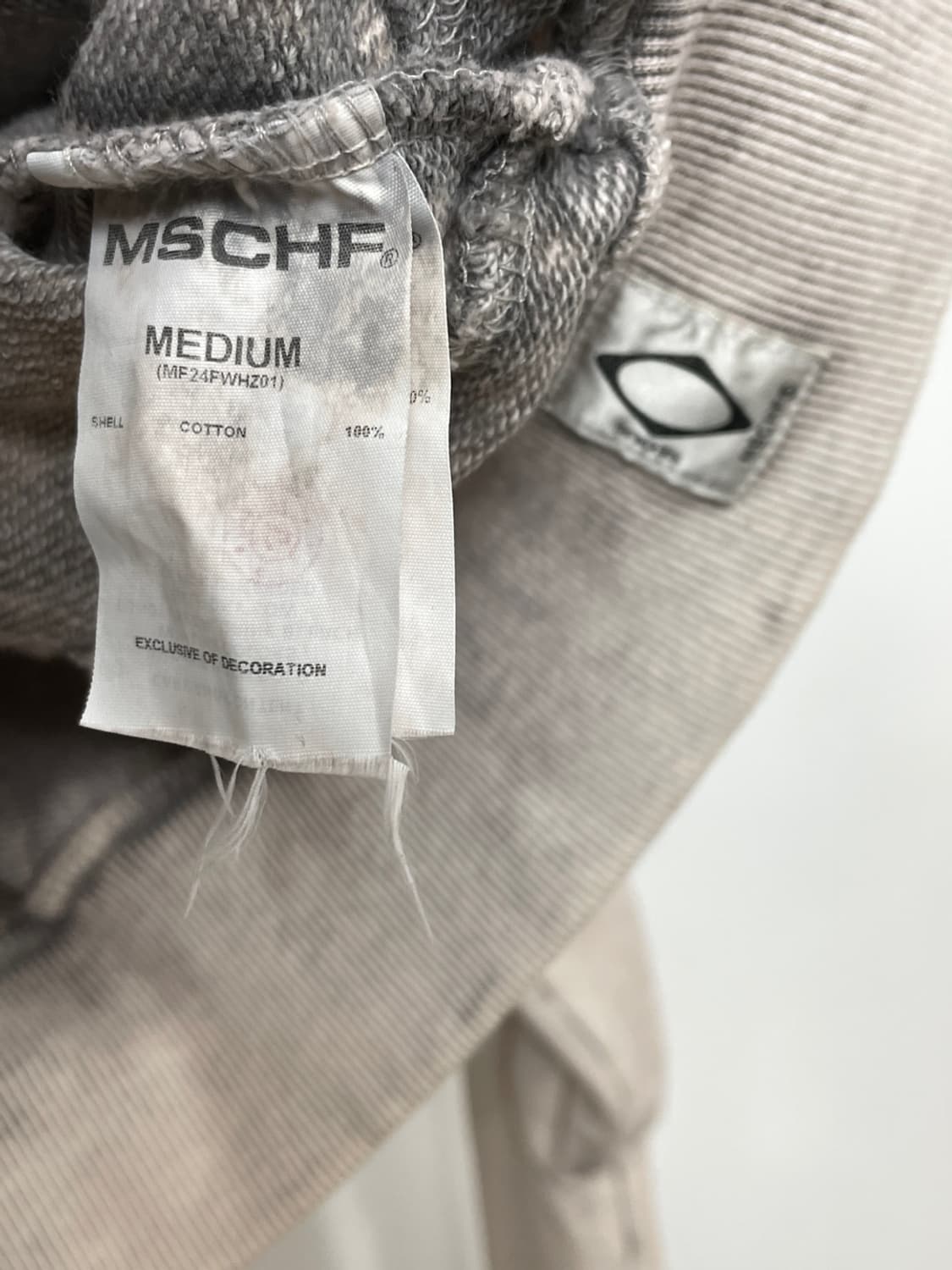 미스치프 블리치드 핑크 빅 포켓 후드집업 상품이미지8