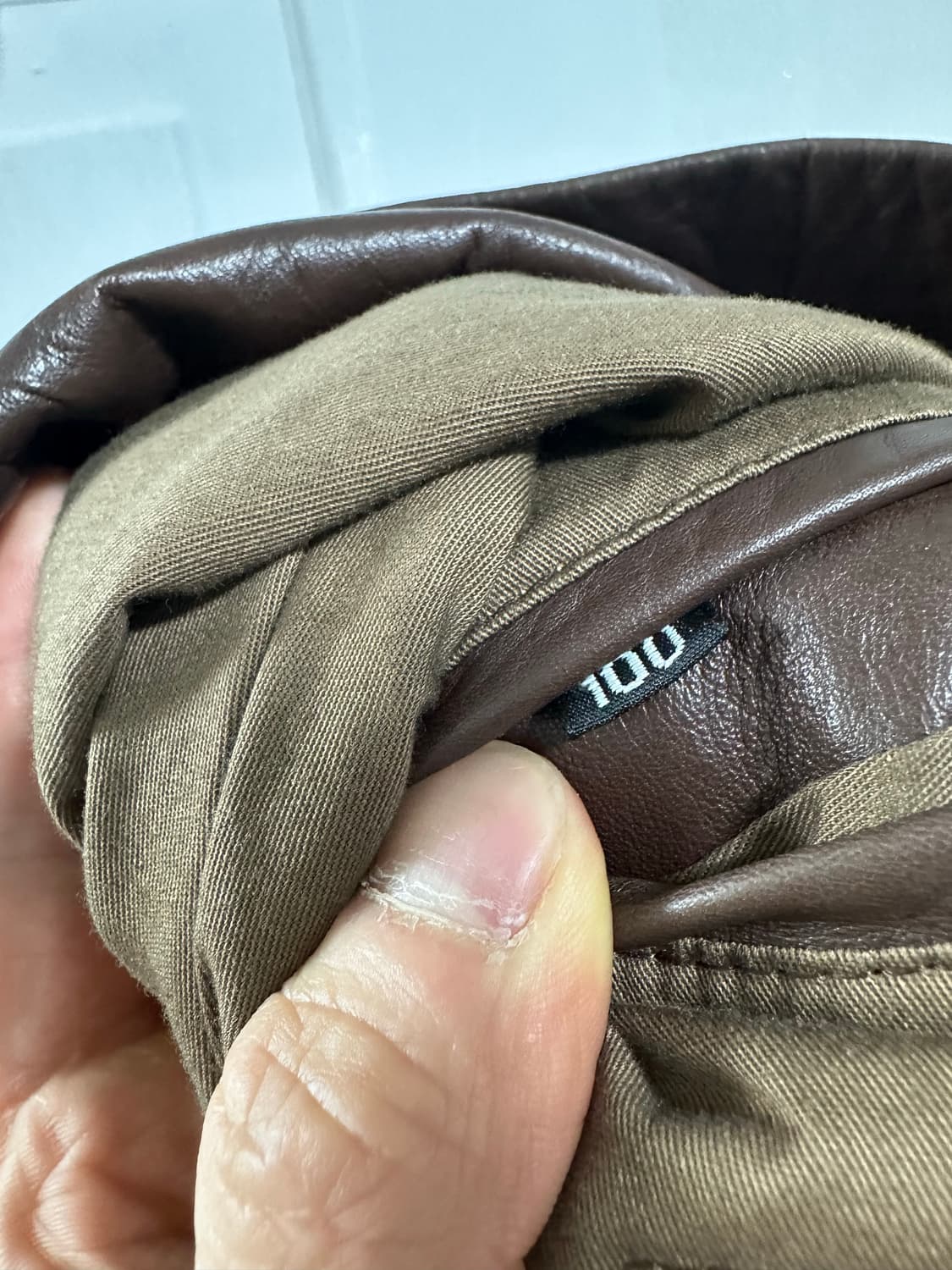 쉽스킨 바이커 자켓 상품이미지4