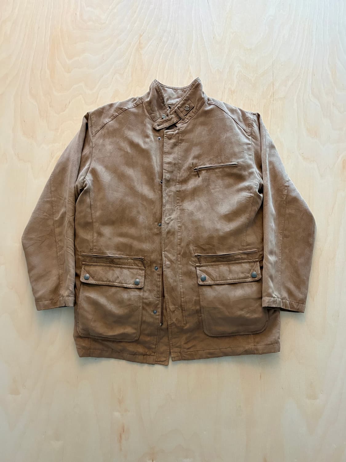 일본 브랜드 스웨이드 자켓 (안감 패딩) 상품이미지1