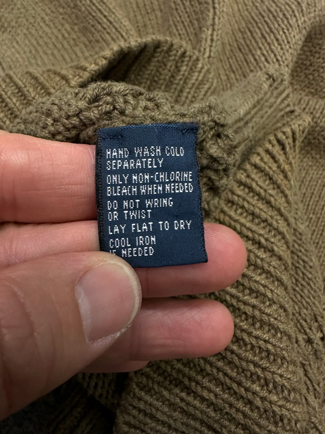 폴로 랄프로렌 숄카라 니트 M 상품이미지7