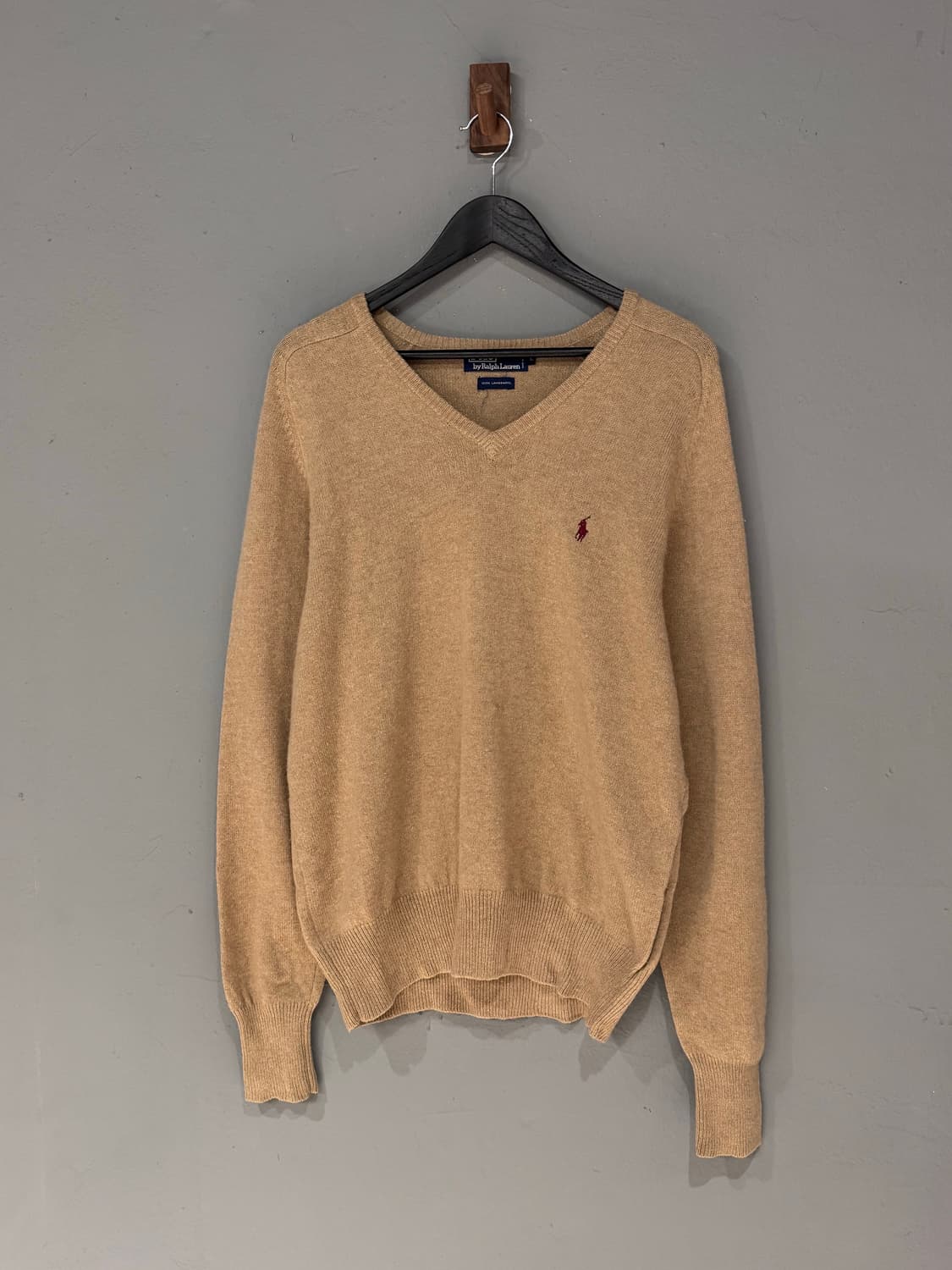 폴로랄프로렌 베이지 램스울 니트 상품이미지1