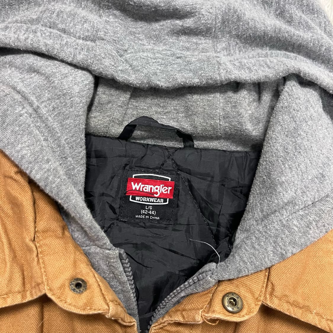 Wrangler camel brown work jacket 상품이미지6