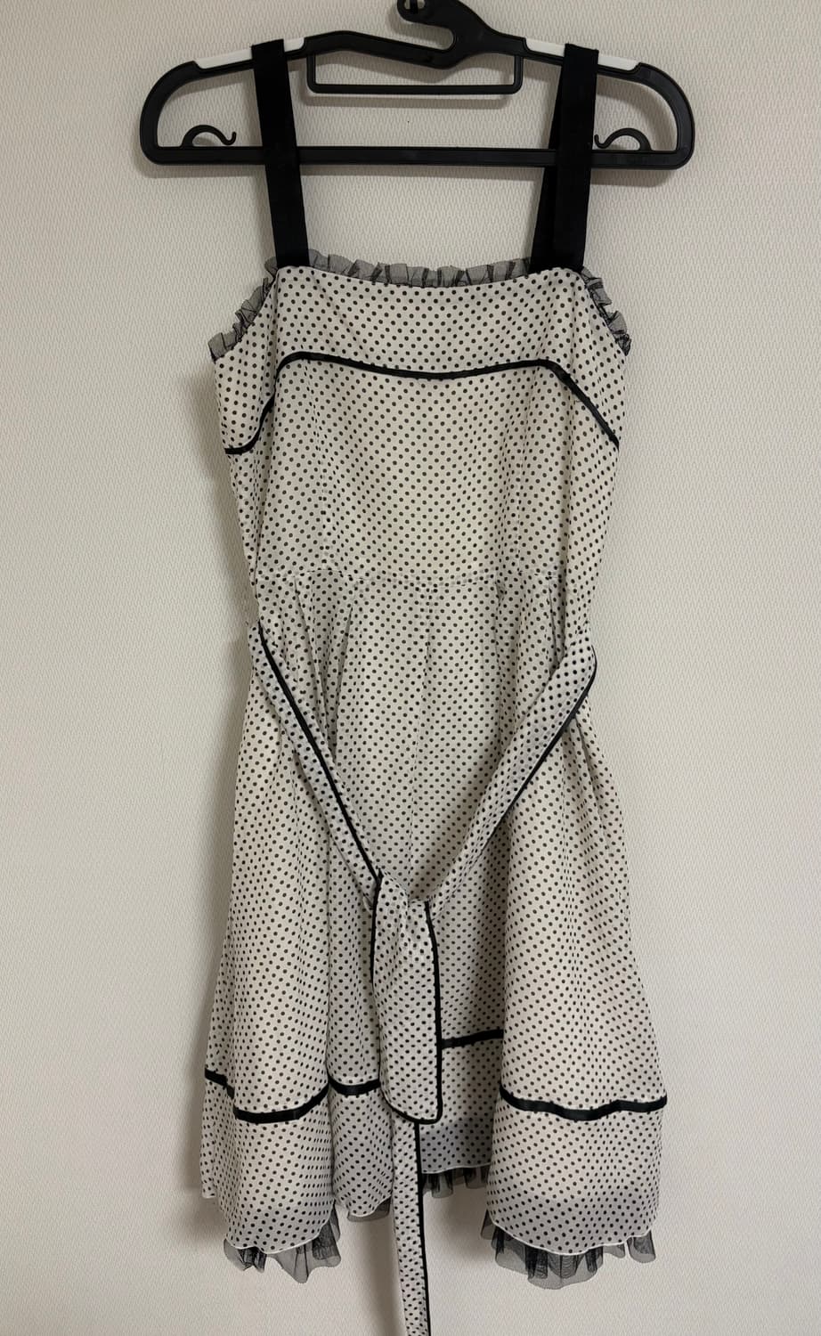 화이트 도트 원피스(Japanese Vintage) 상품이미지2