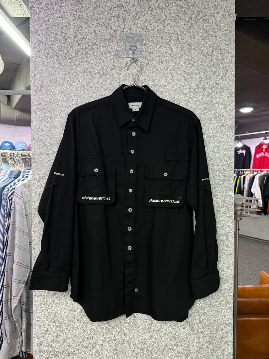 디스이즈네버댓 멀티 포켓 워크 셔츠 B4701 상품이미지2