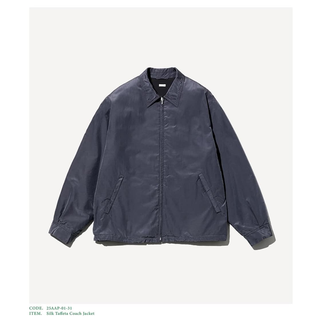 아프레쎄 실크 코치 자켓 4사 차콜 새상품 상품이미지1