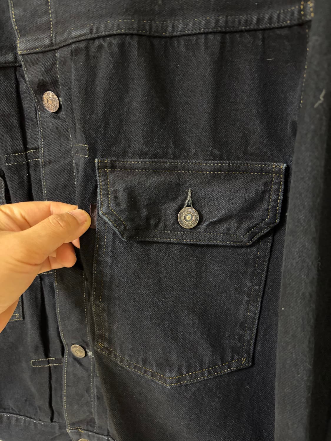 리바이스빈티지클로딩 LVC1953 TYPE2 507XX 블랙리자드 M40 상품이미지3