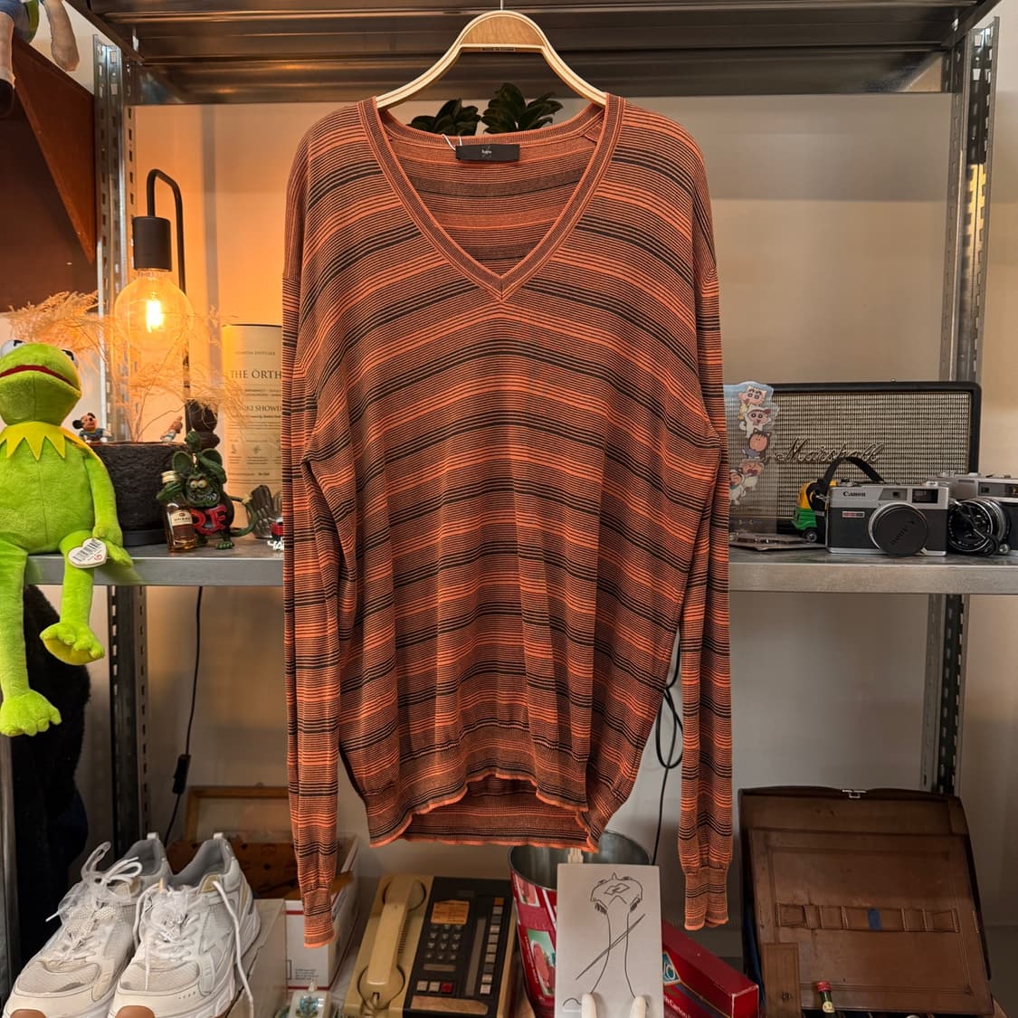 제냐 스트라이프 코튼 비스코스 M L 추천 상품이미지1