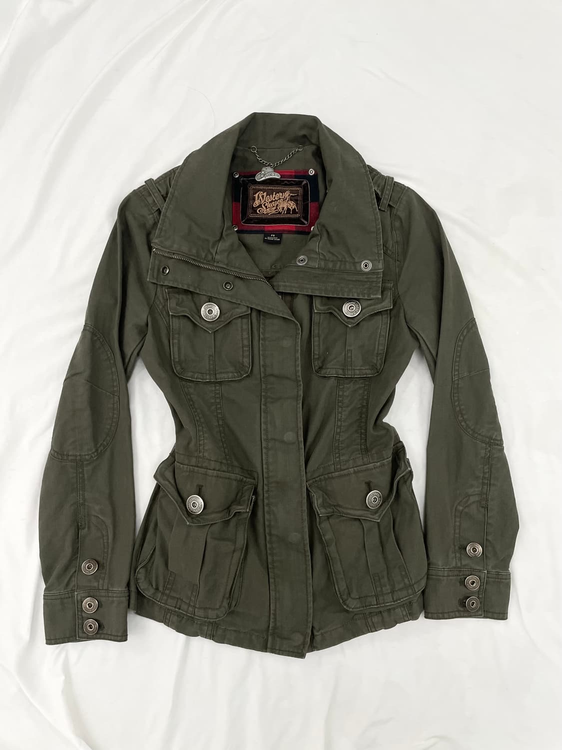 khaki y2k pocket detail jacket 상품이미지2