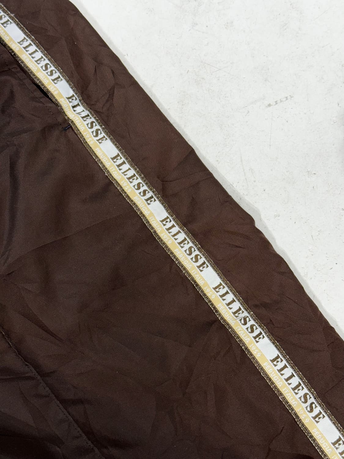 Jpn 일본 빈티지 초코 브라운 사이드 라인 트랙 팬츠 추리닝 바지 M 상품이미지6