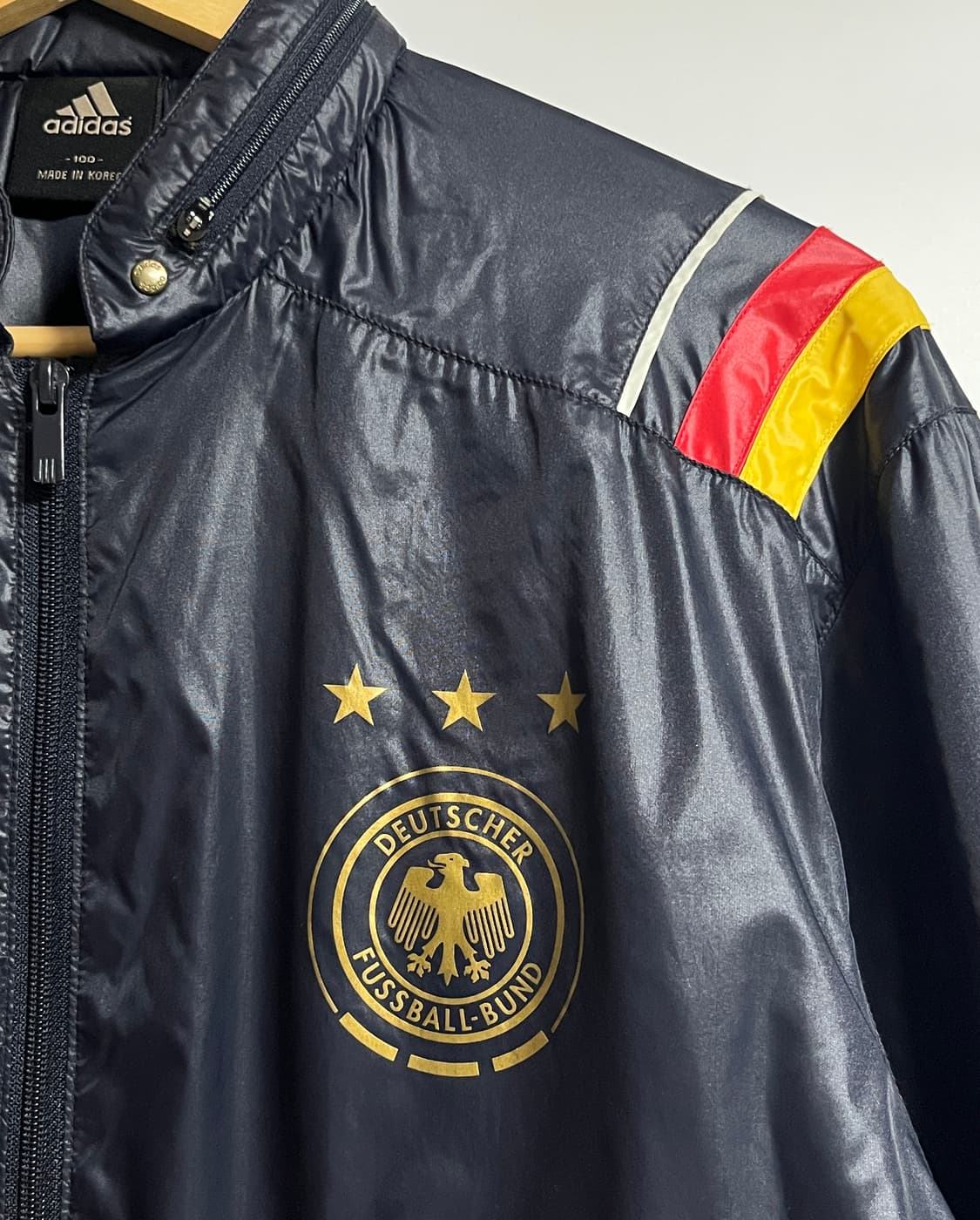 레어 공용 아디다스 독일 바람막이 윈드브레이커 자켓 점퍼 100 상품이미지5