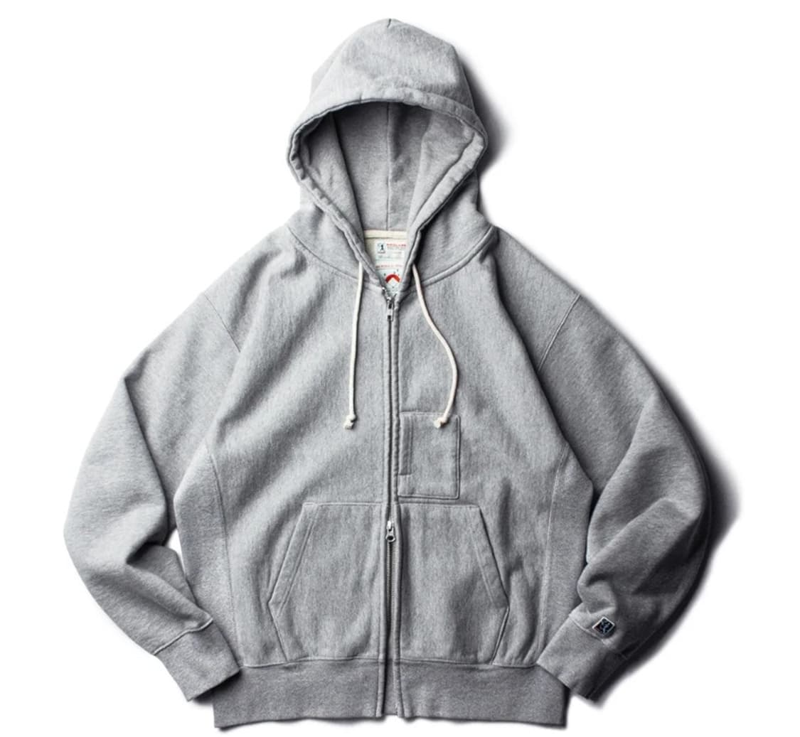 더레스큐 집업 후드 후디 그레이 상품이미지1